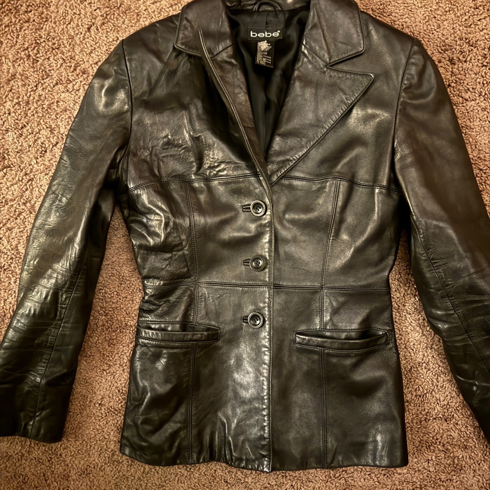 VTG BEBE leather jacket